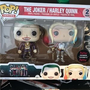 Funko Pop! The Joker and Harley Quinn Vinyl Figures 2-Pack - Multicolor